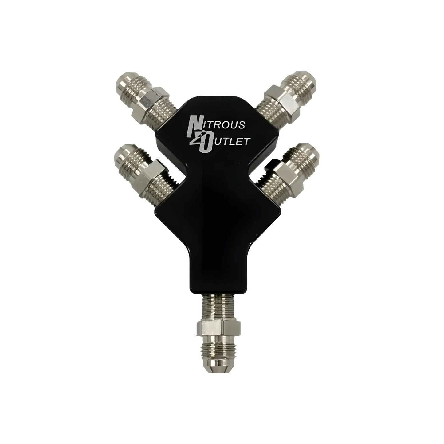 Nitrous Outlet 4 Way 6AN High Flow-Stacked Y-Distribution Block