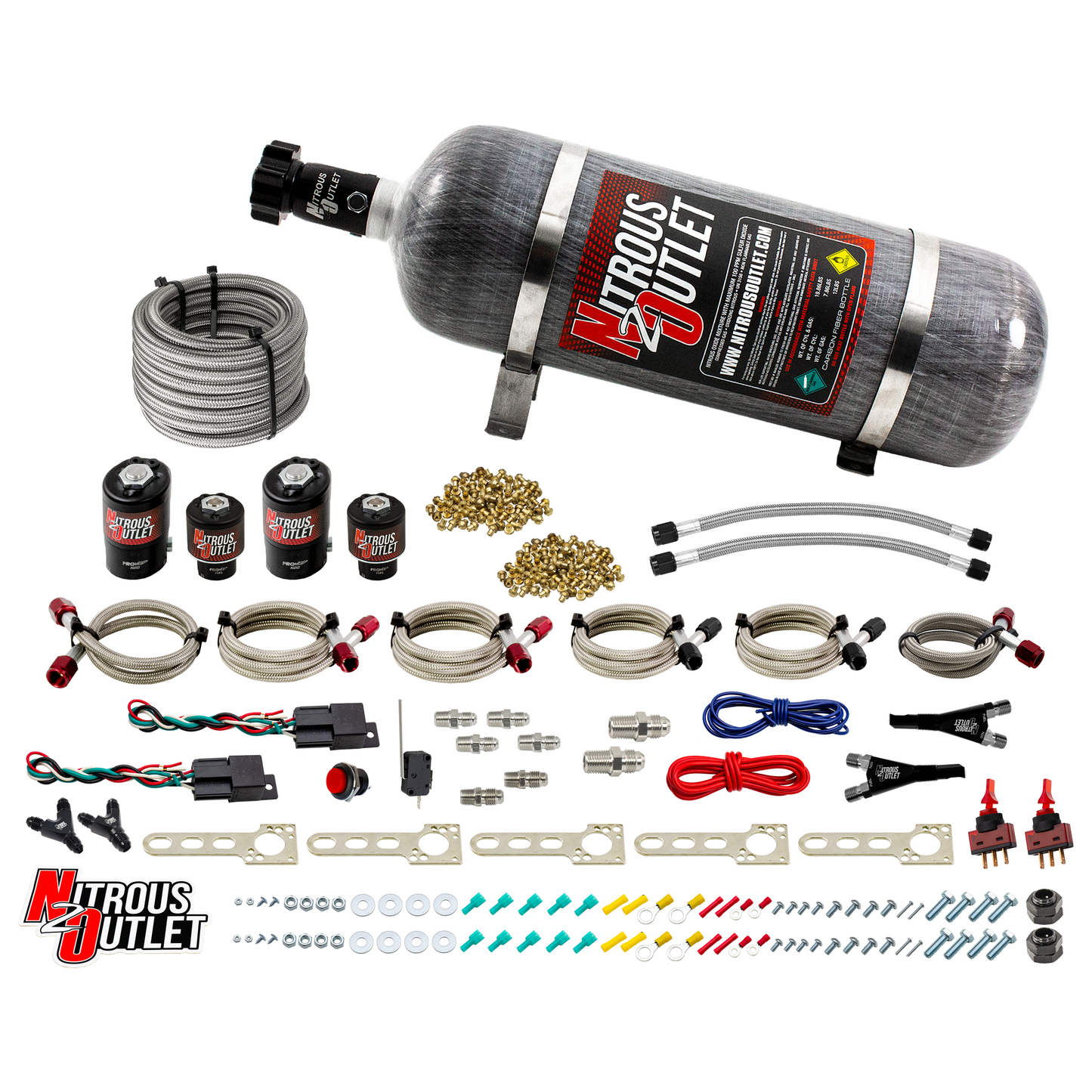 GM EFI Dual Stage Nozzle System (No Bottle)