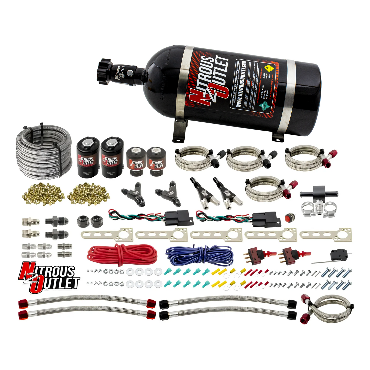 Universal EFI Dual Stage Single Nozzle System (12lb Bottle)