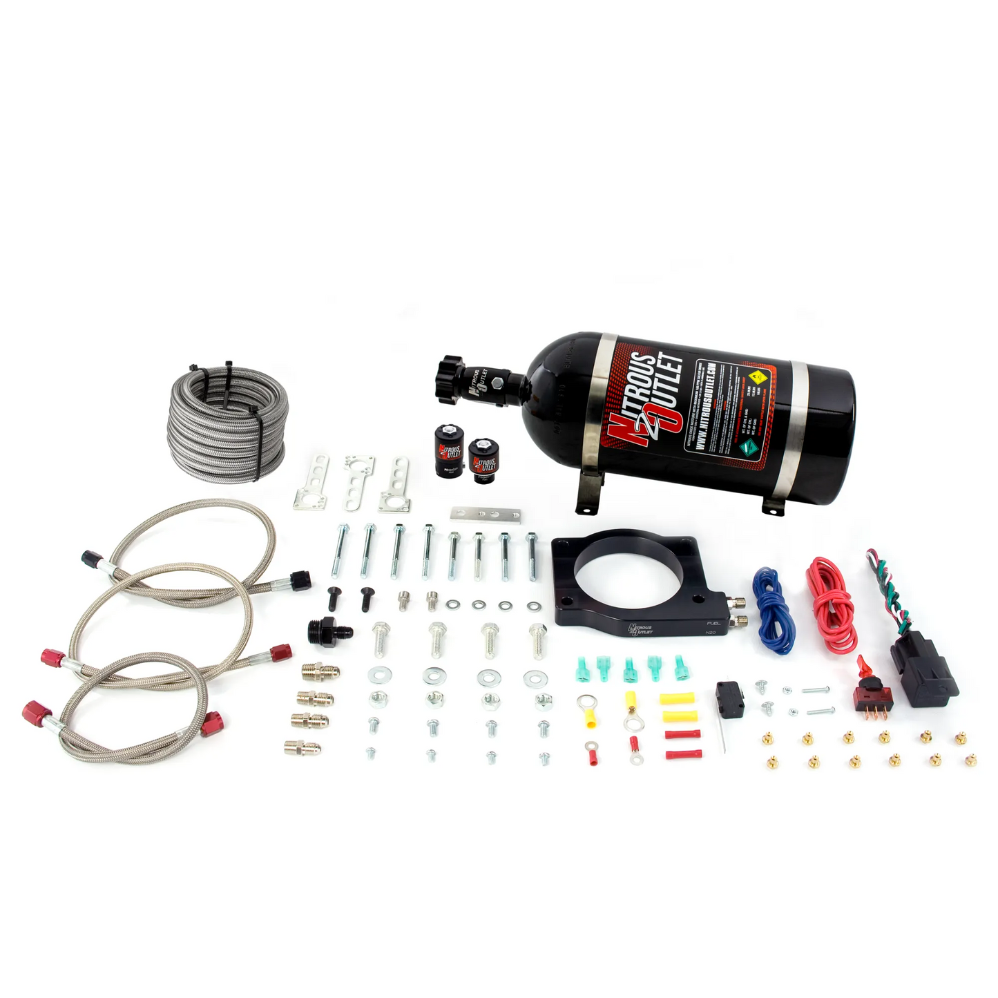 Magnuson SC 90mm Nitrous Plate System (10lb Bottle)