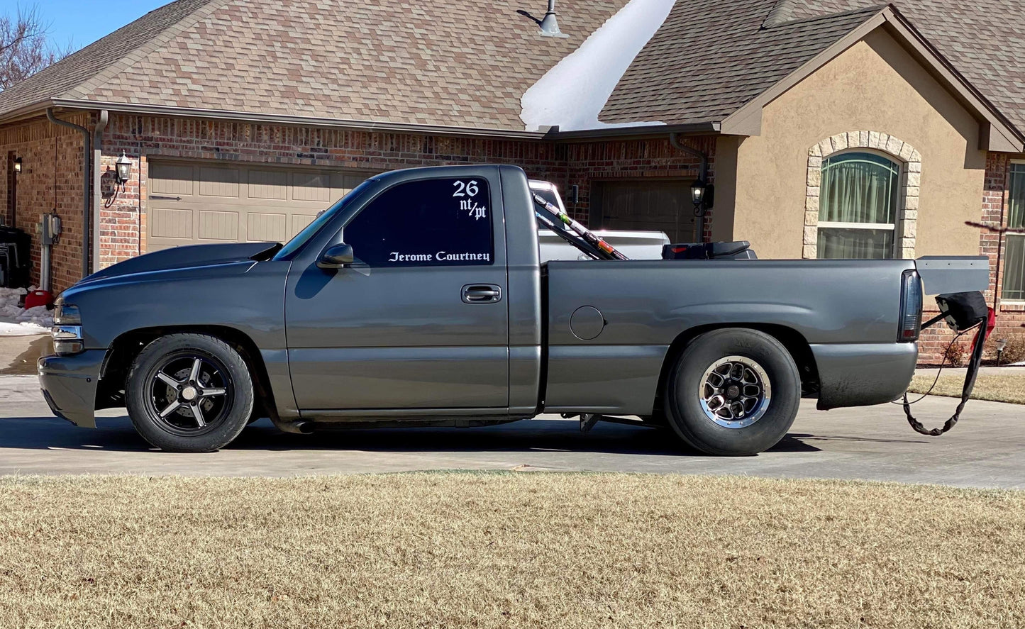 Motion Raceworks 1999-07 Chevy Silverado Strutless Drag Wing 31-160-Motion Raceworks-Motion Raceworks