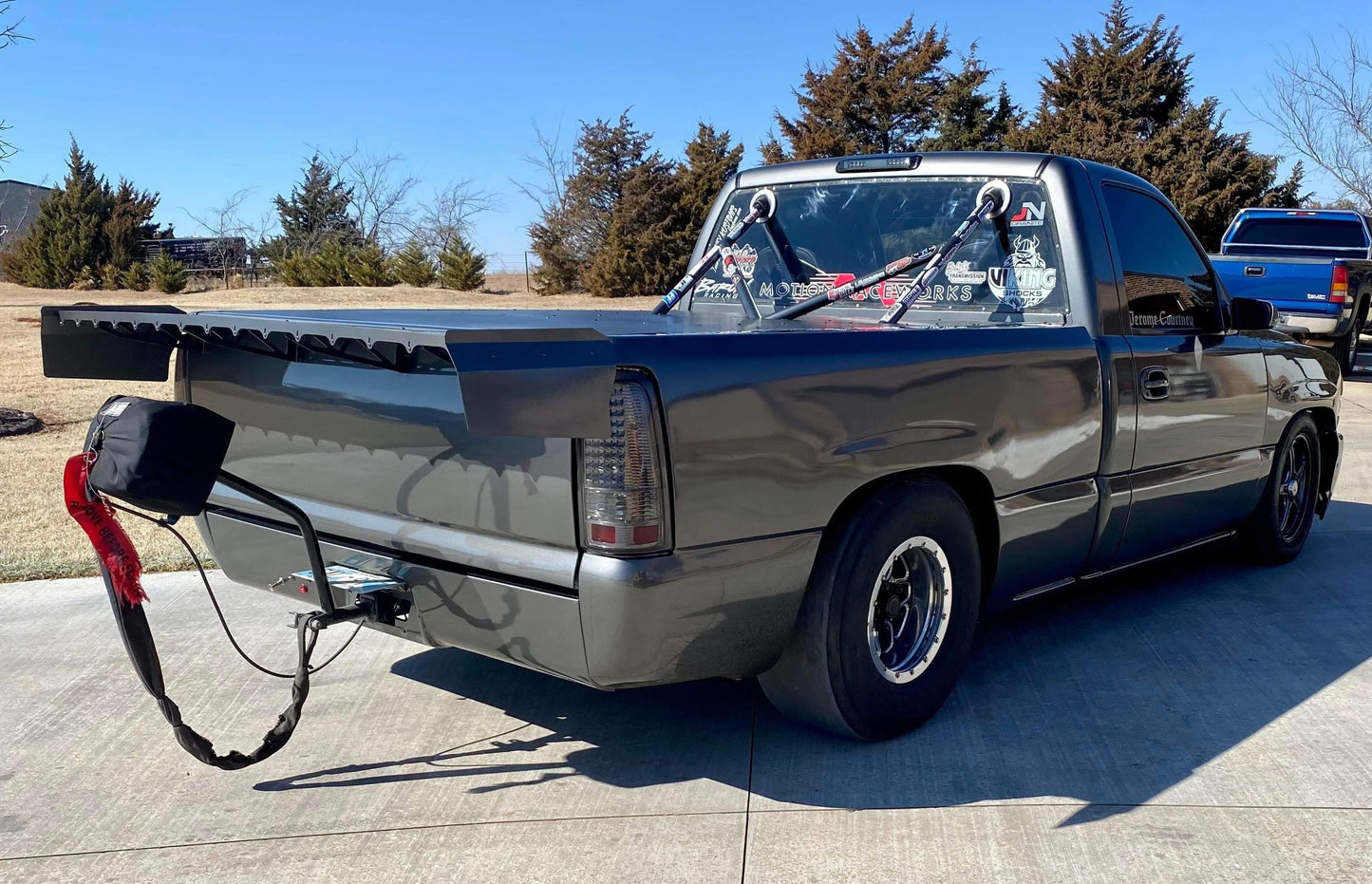 Motion Raceworks 1999-07 Chevy Silverado Strutless Drag Wing 31-160-Motion Raceworks-Motion Raceworks