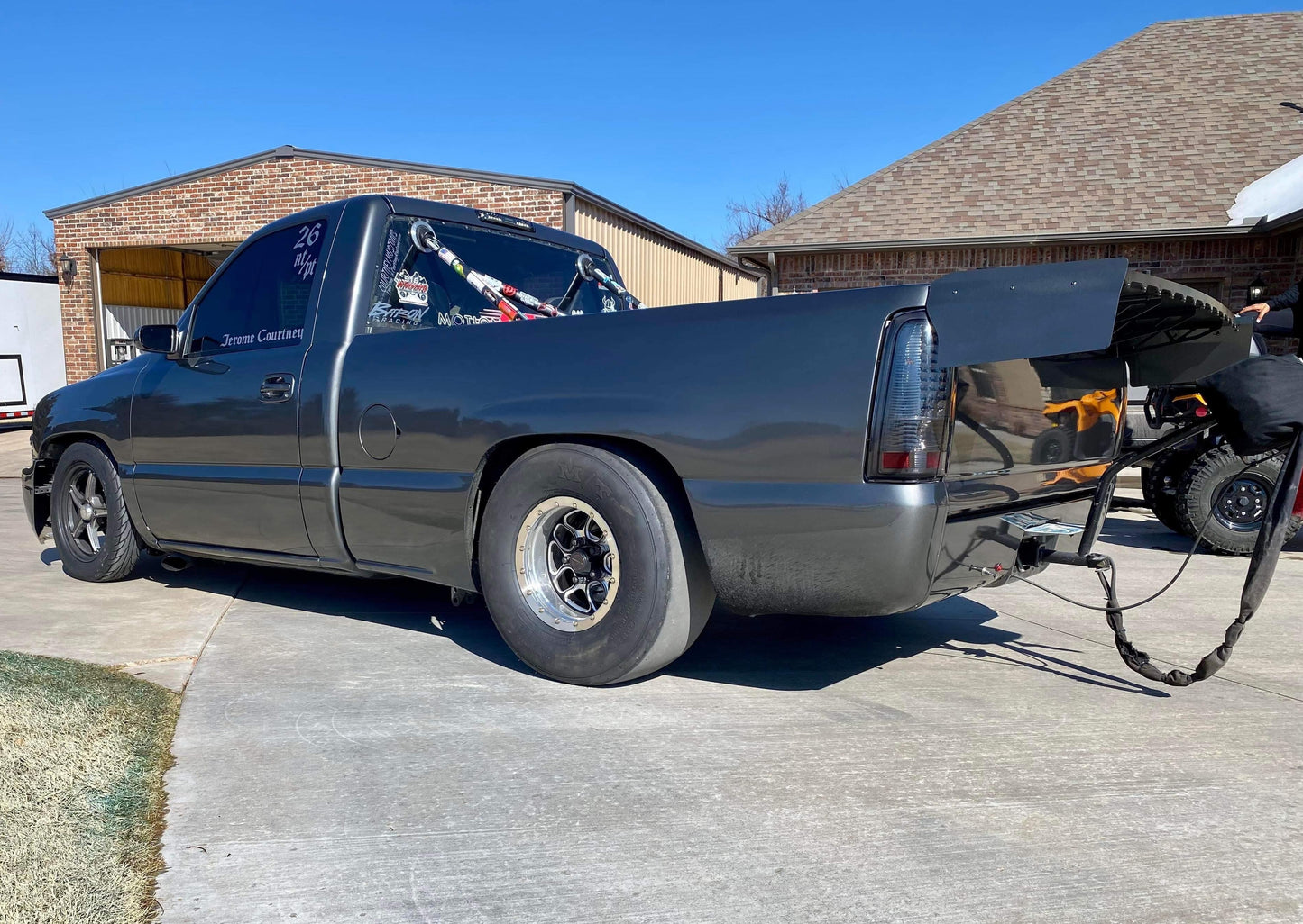 Motion Raceworks 1999-07 Chevy Silverado Strutless Drag Wing 31-160-Motion Raceworks-Motion Raceworks
