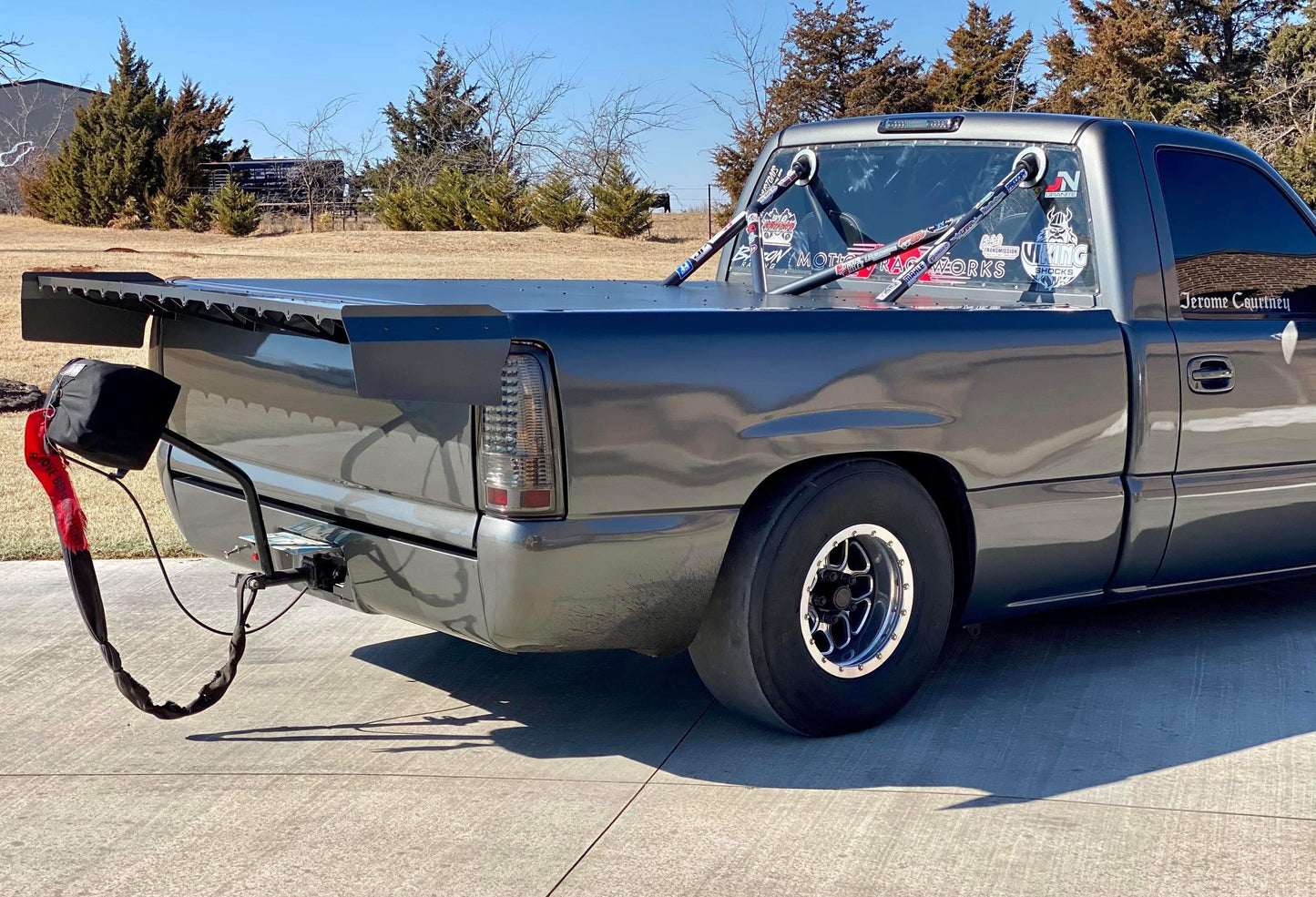 Motion Raceworks 1999-07 Chevy Silverado Strutless Drag Wing 31-160-Motion Raceworks-Motion Raceworks