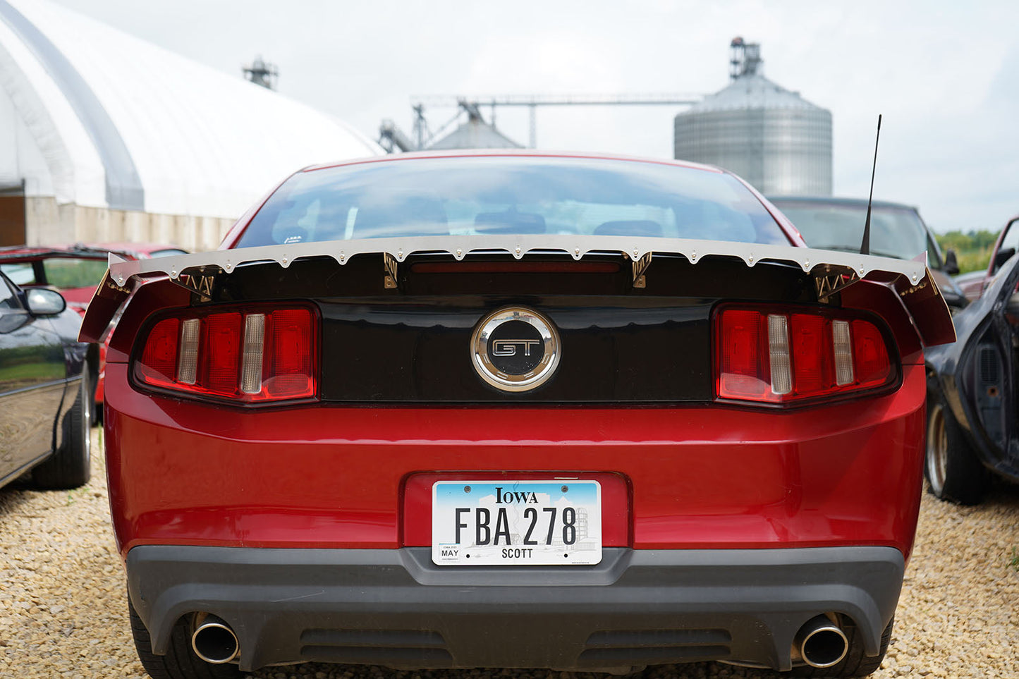 2010-14 S197 Mustang Aluminum Strutless 15" Drag Wing w/ Adjustable Wicker 31-190-Motion Raceworks-Motion Raceworks