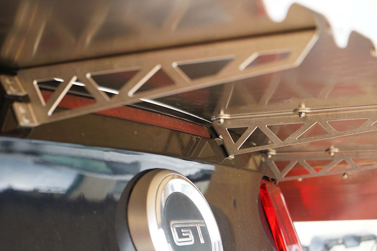 2010-14 S197 Mustang Aluminum Strutless 15" Drag Wing w/ Adjustable Wicker 31-190-Motion Raceworks-Motion Raceworks