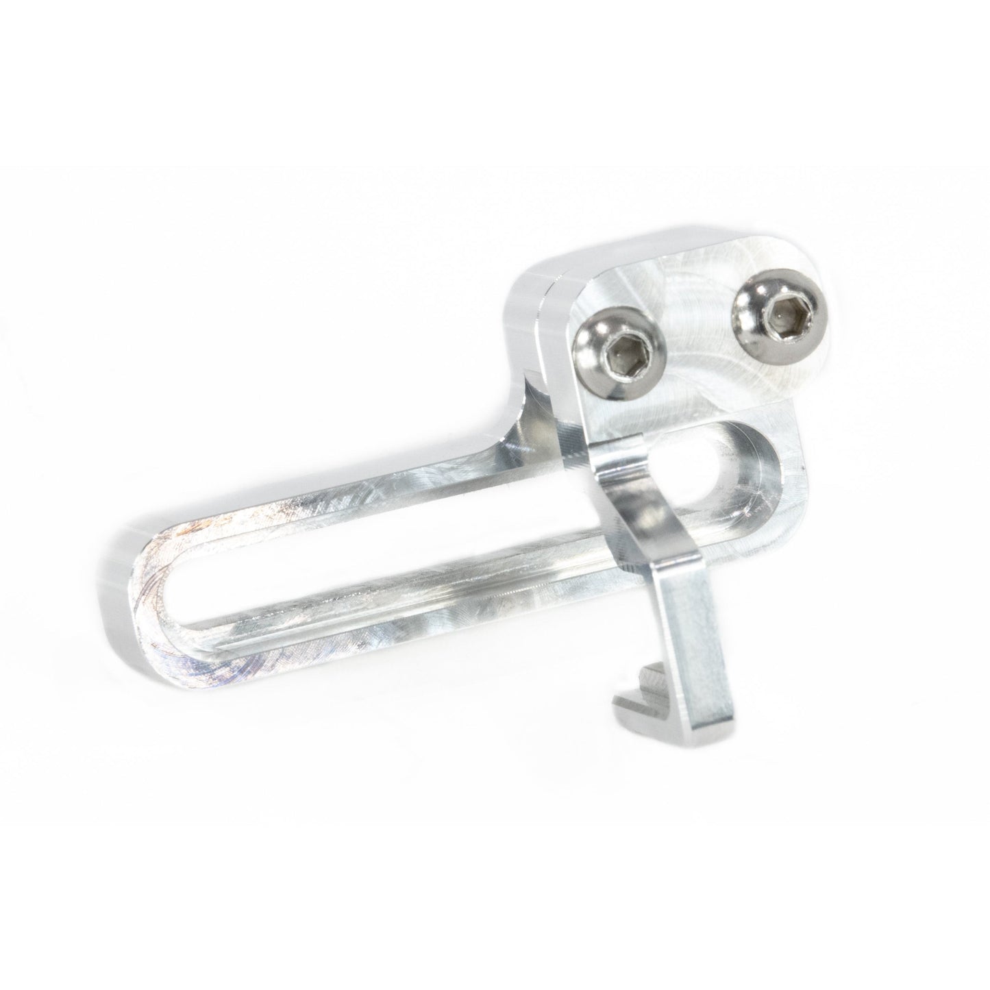 Discontinued Billet Throttle Cable Bracket for Holley EFI Intake Elbow or Edelbrock Pro-Flo XT (GM Cable) (18-11007)-Motion Raceworks-Motion Raceworks