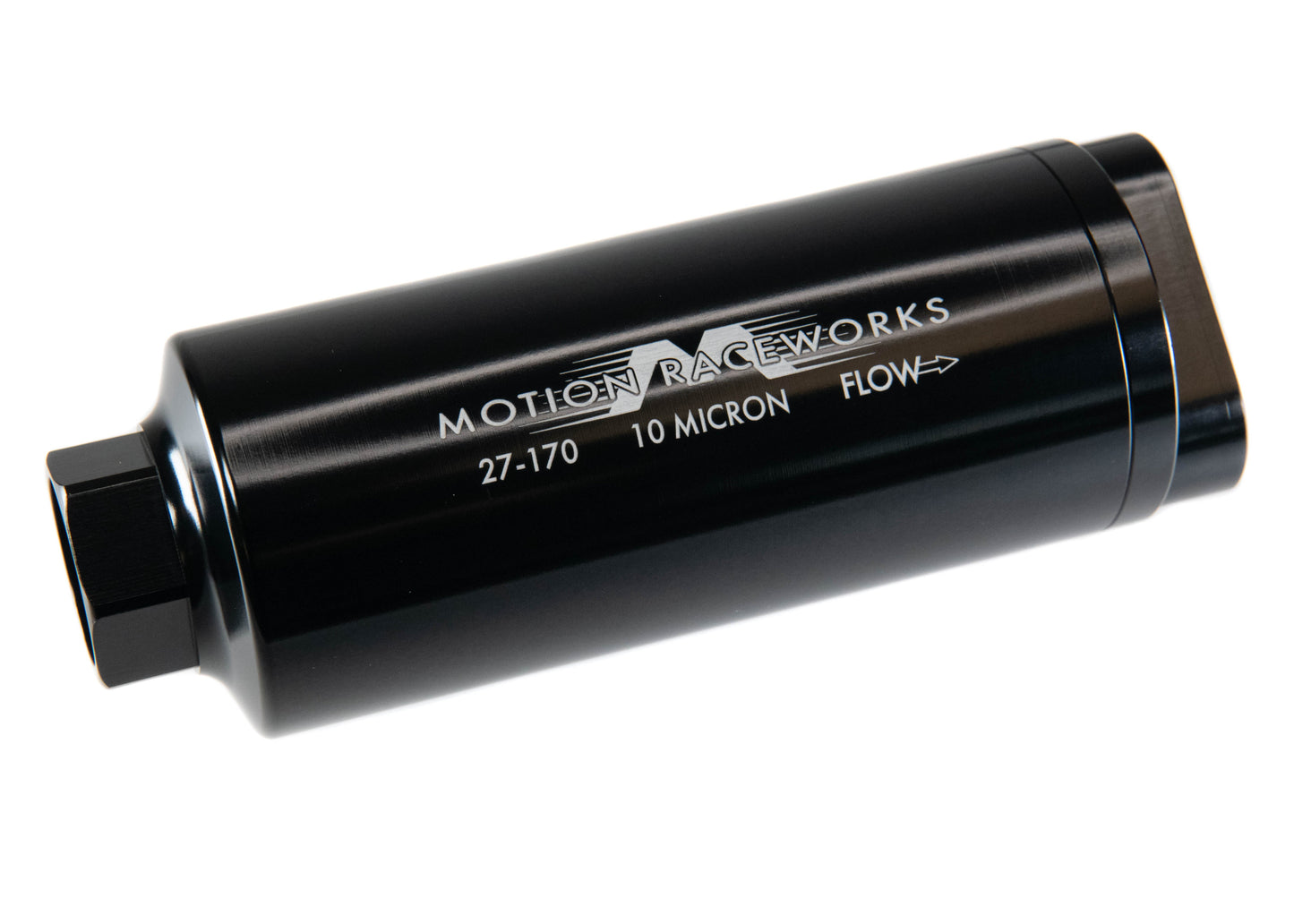 Motion Raceworks Single 12ORB Inlet/Dual 10ORB Outlet Post Fuel Filter w/ Mount (10 Micron) 27-170-Motion Raceworks-Motion Raceworks