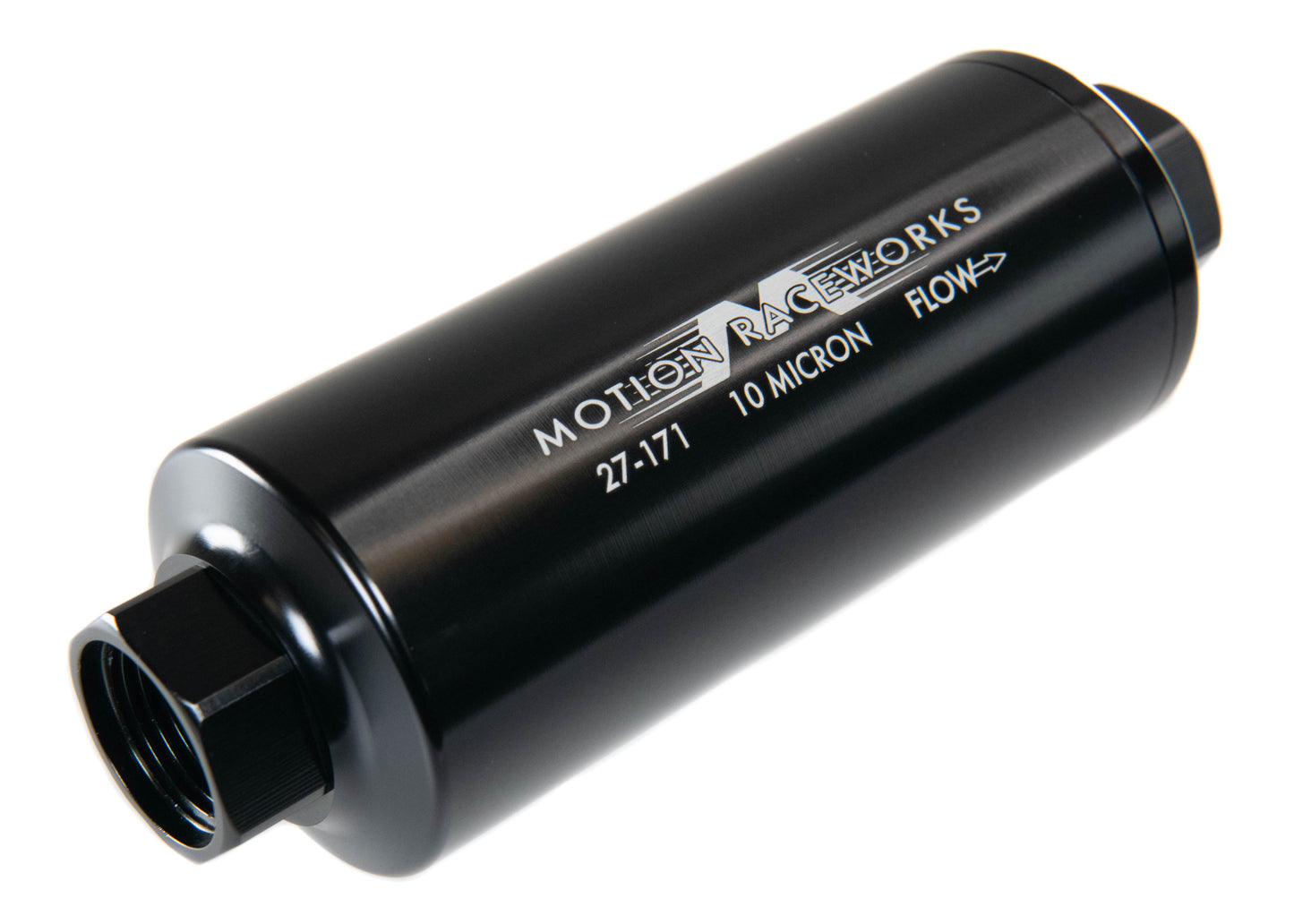 Motion Raceworks Single 12ORB Outlet Post Fuel Filter w/ Mount (10 Micron) 27-171-Motion Raceworks-Motion Raceworks