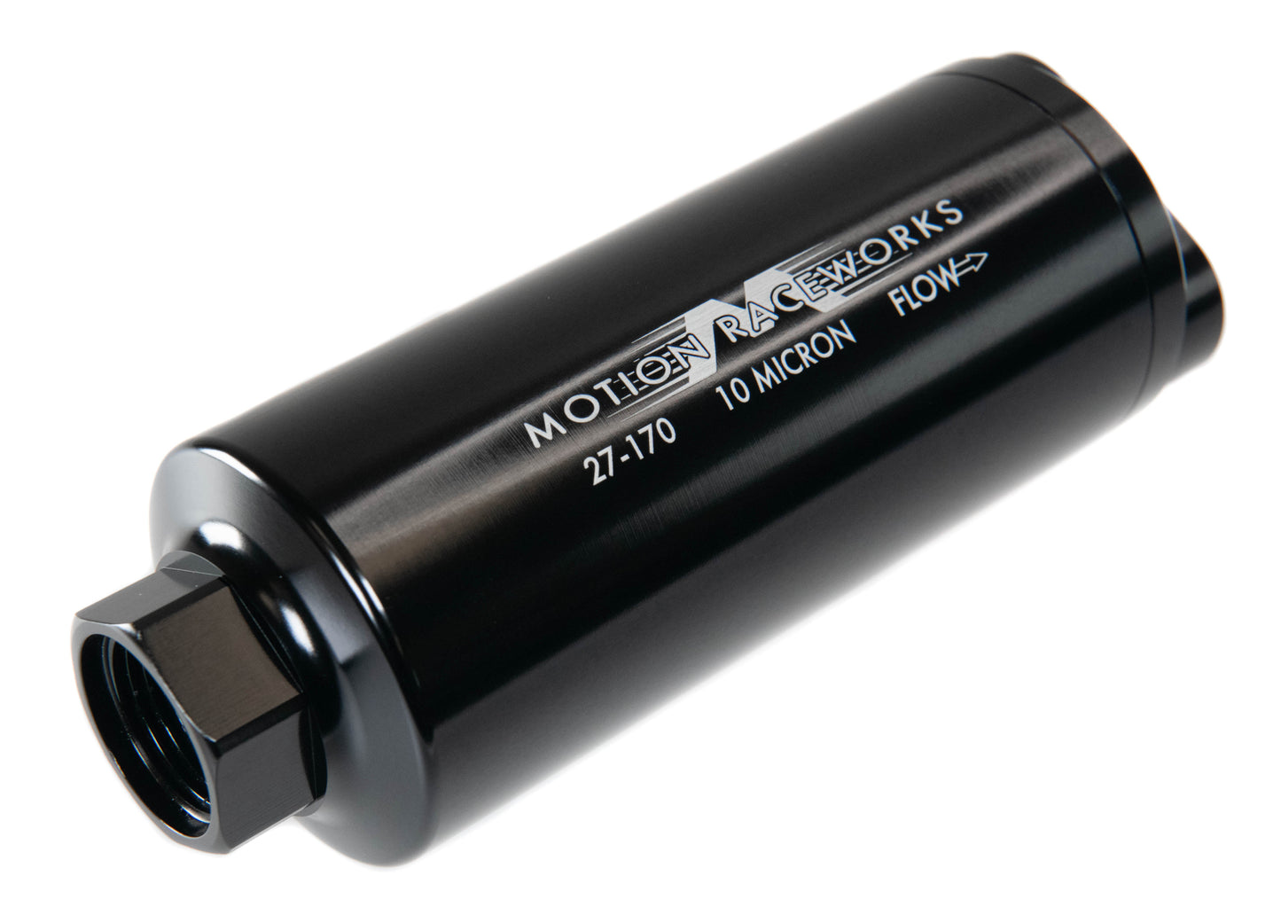 Motion Raceworks Single 12ORB Inlet/Dual 10ORB Outlet Post Fuel Filter w/ Mount (10 Micron) 27-170-Motion Raceworks-Motion Raceworks