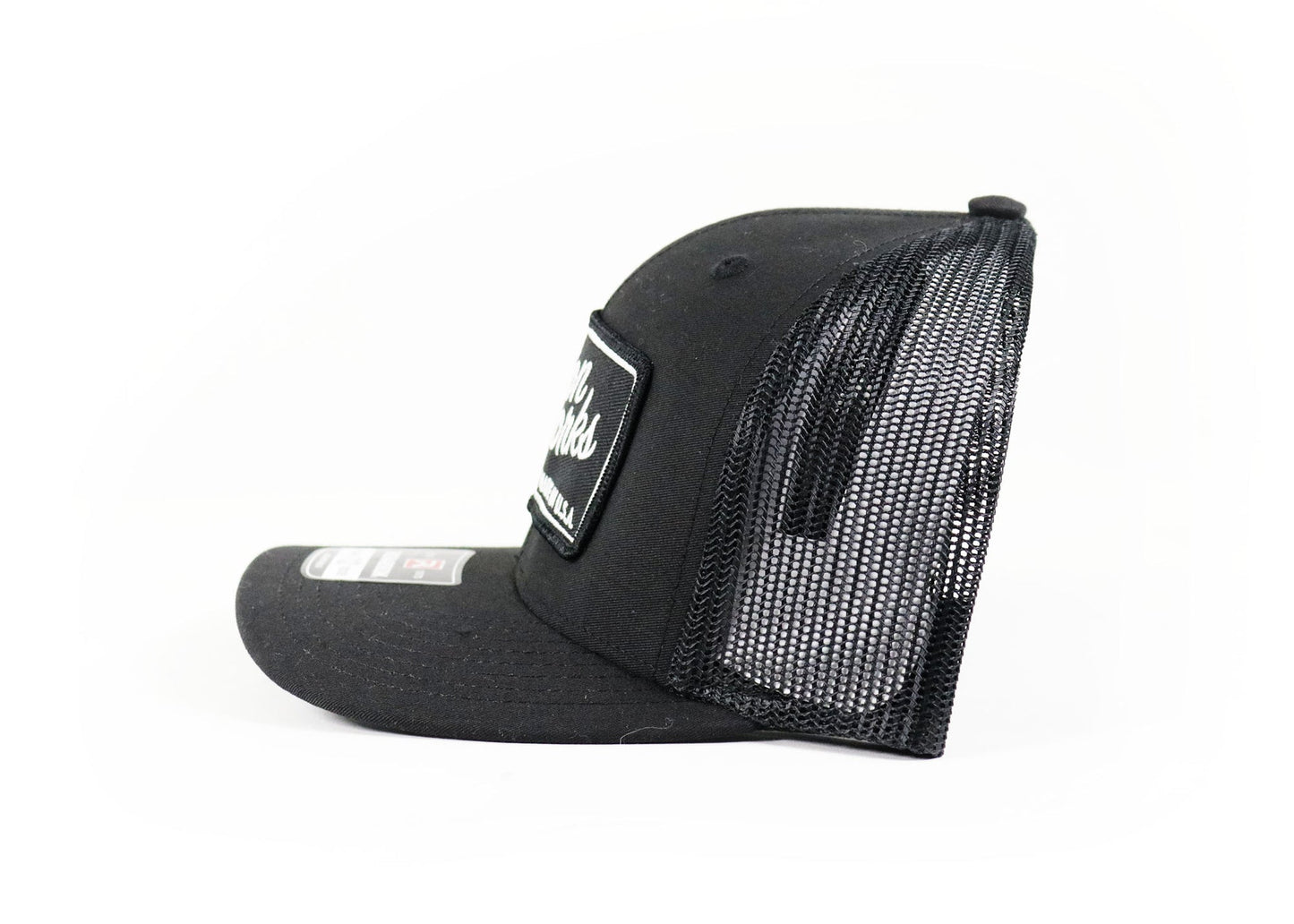 Motion Heritage Hat Black/Black Flex Fit 95-122-Motion Raceworks-Motion Raceworks