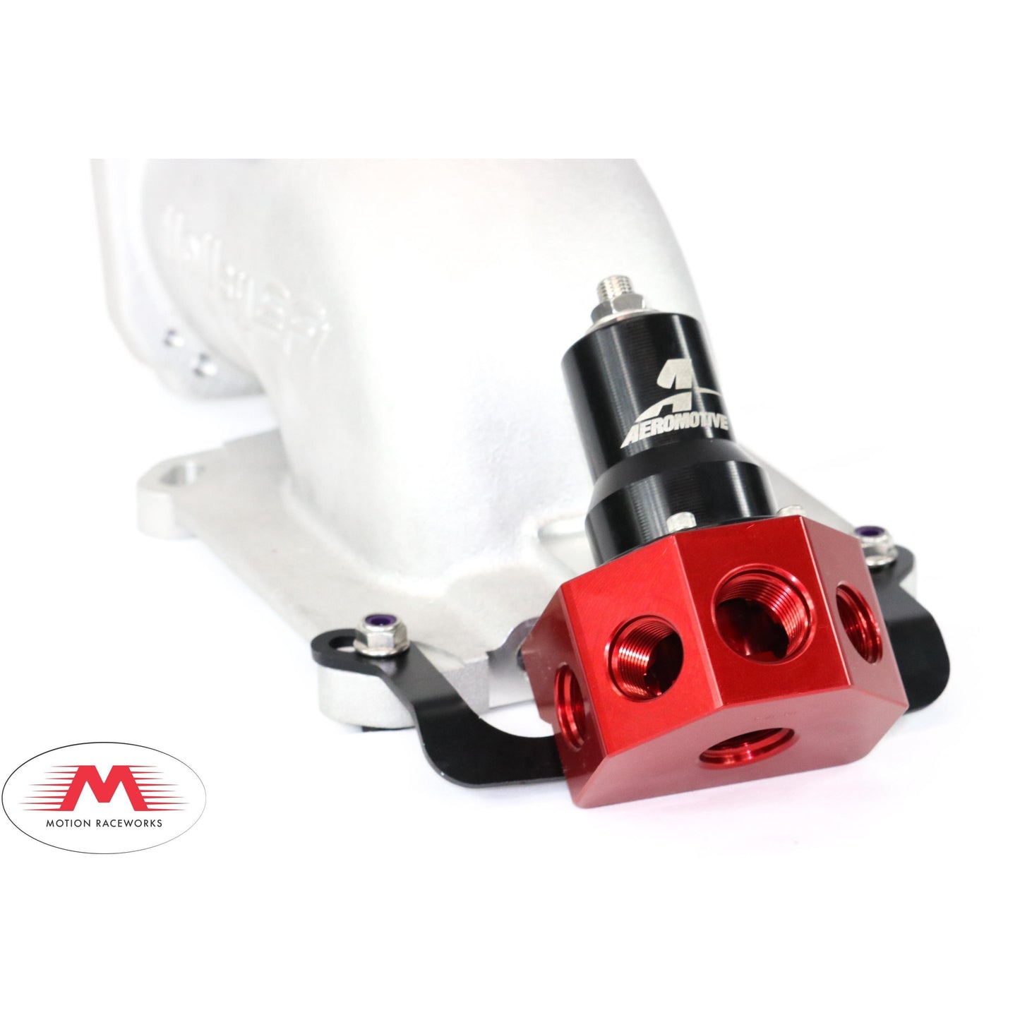 Motion Raceworks Fuel Regulator Bracket for Side/Rear Mount 4150/4500 Intake Elbow (Aeromotive)-Motion Raceworks-Motion Raceworks