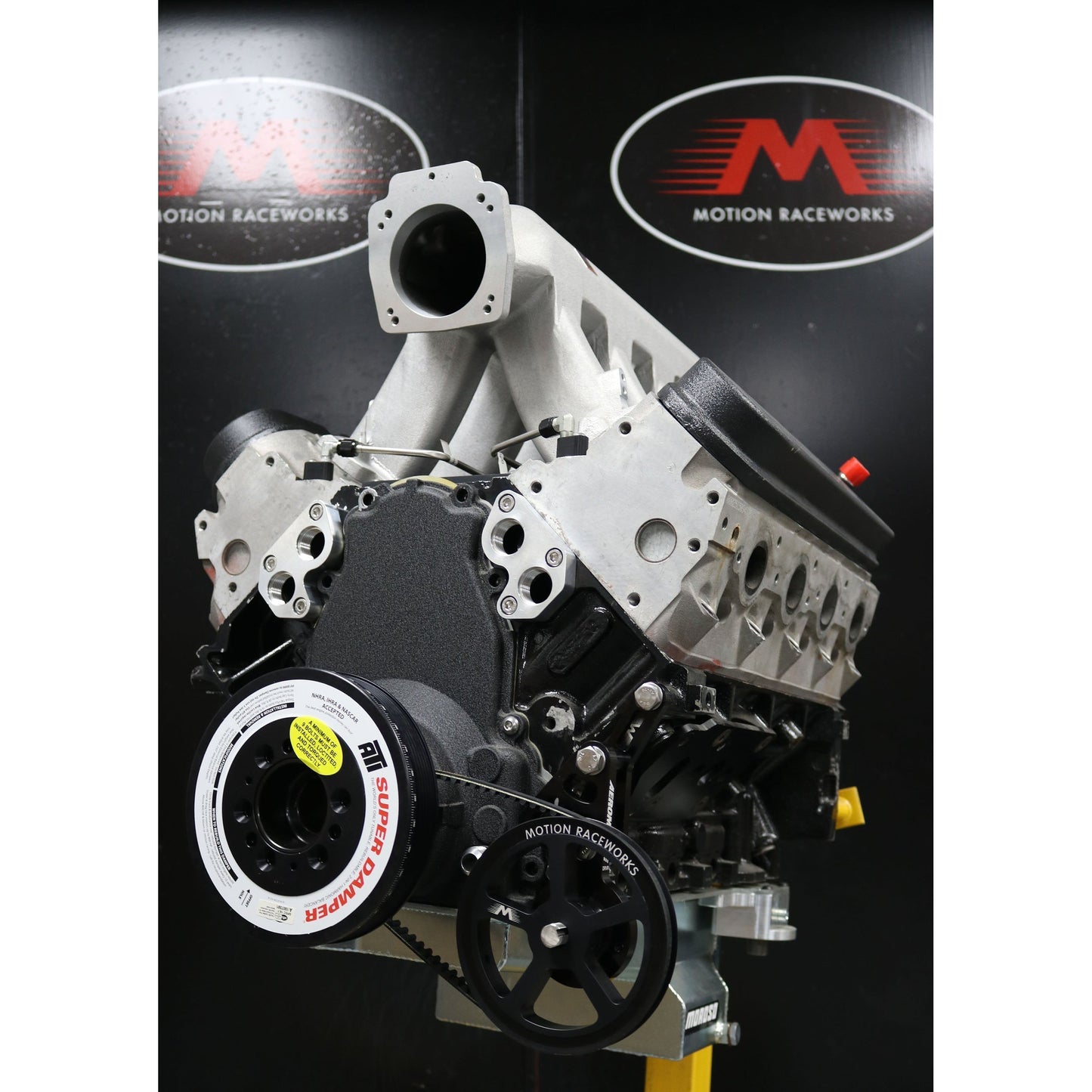 Motion Raceworks Driver Side LS Mechanical Belt Drive Fuel Pump Bracket Corvette Spacing-Motion Raceworks-Motion Raceworks