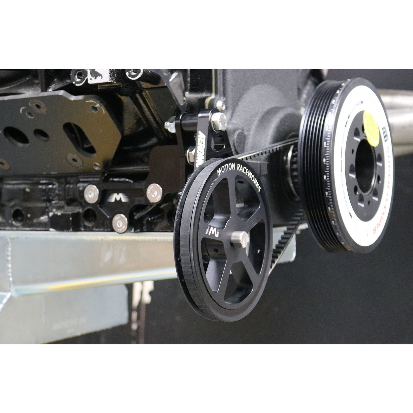 Motion Raceworks Passenger Side Cable Drive LS Mechanical Fuel Pump Bracket F-Body Spacing-Motion Raceworks-Motion Raceworks