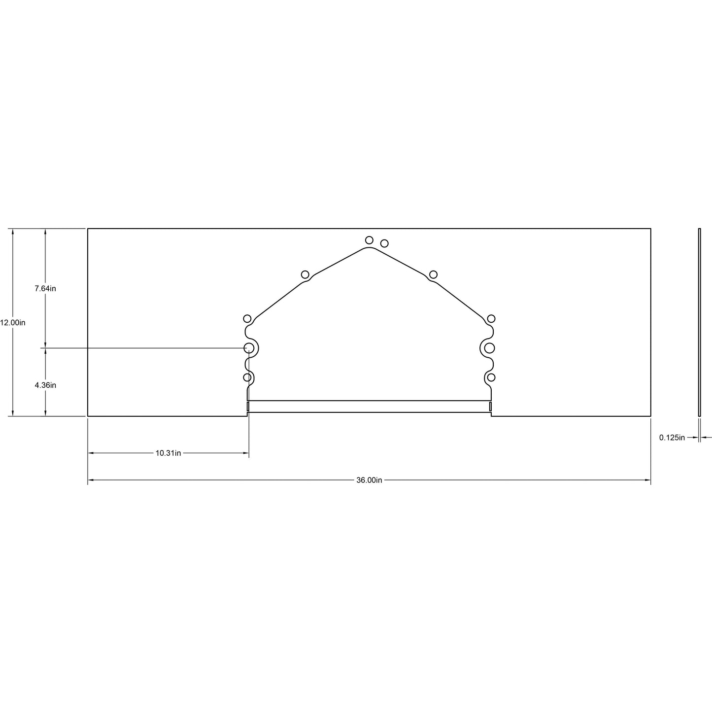 Motion Raceworks LS/LT/SBC/BBC Rear Mid Plate .120" Thick Steel-Motion Raceworks-Motion Raceworks