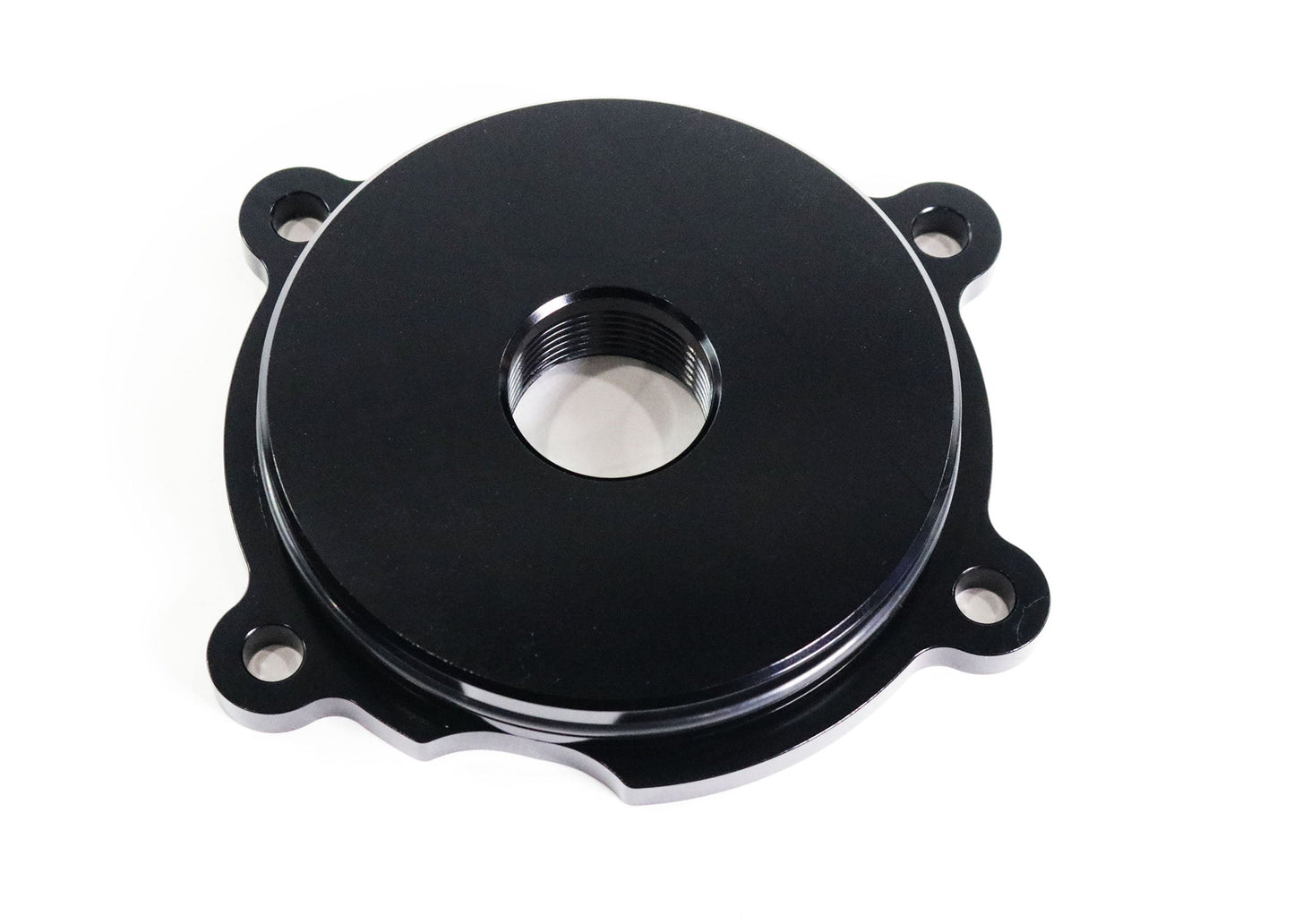 Coyote Ford Water Pump Delete/Electric Water Pump Inlet 2011-19 16AN-Motion Raceworks-Motion Raceworks
