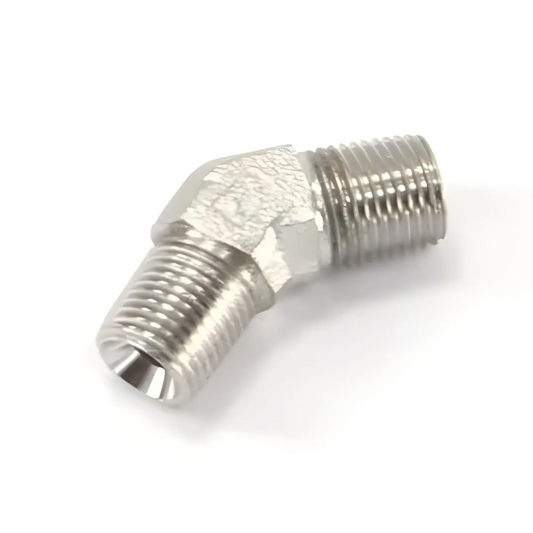 1/8" NPT Male x 1/8" NPT Male 45°