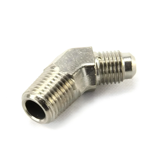 1/4" NPT x 4AN 45° Fitting
