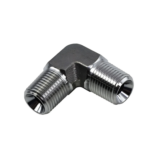 1/8" NPT x 1/8" NPT 90° Fitting - Stainless Steel