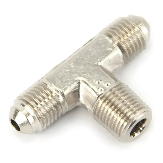 1/8" NPT x 3AN x 3AN Branch Tee