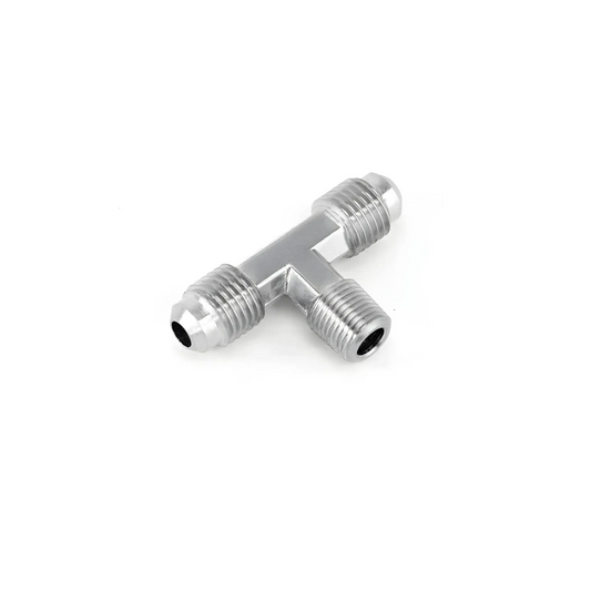 1/8" NPT x 4AN x 4AN Branch T Fitting
