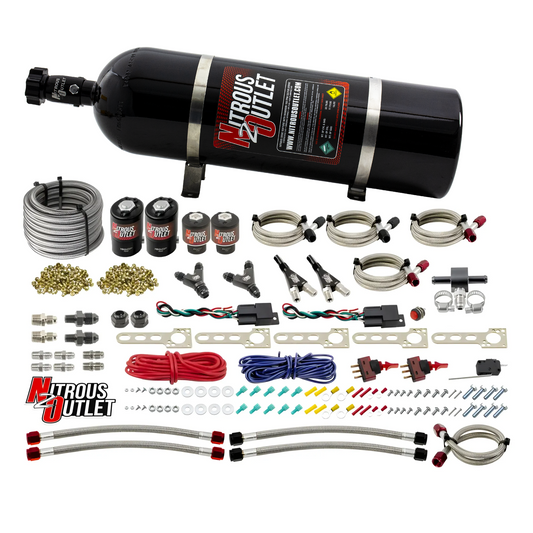 Universal EFI Dual Stage Single Nozzle System (No Bottle)