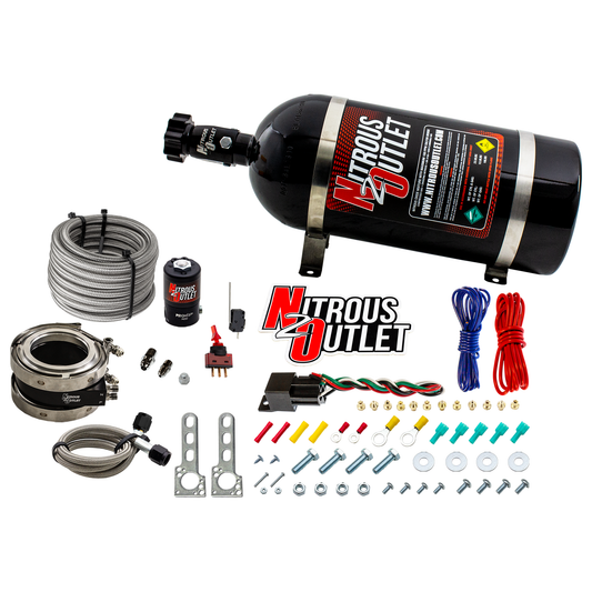 Nitrous Outlet Interspooler 3" Dry Nitrous Plate System (10lb Bottle)