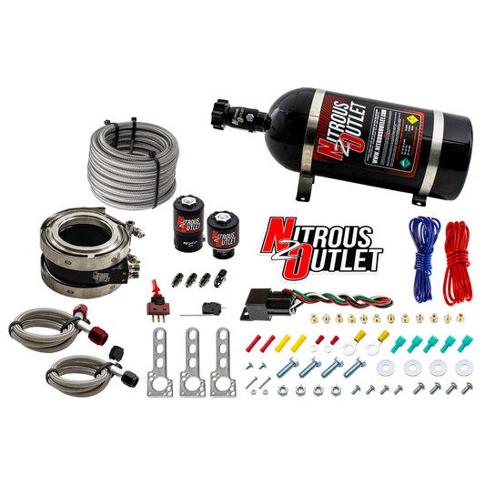 Nitrous Outlet Interspooler 4" Wet Nitrous Plate System (10lb Bottle)