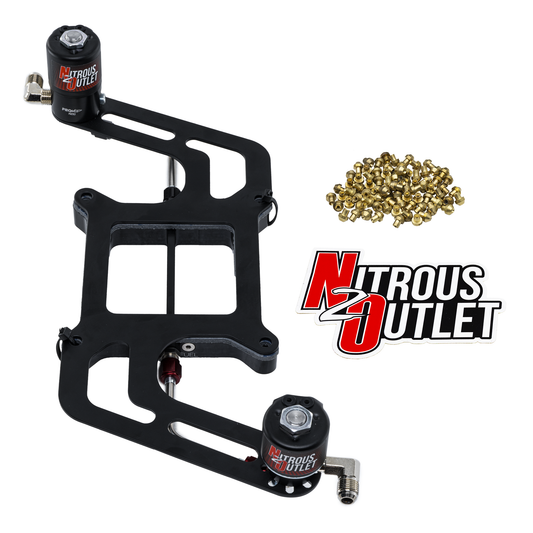 Weekend Warrior 4150 Plate Solenoids Forward Conversion - Hard-Line -Boomerang Solenoid Bracket -Gas/E85 (5-55psi)(100-350 HP)
