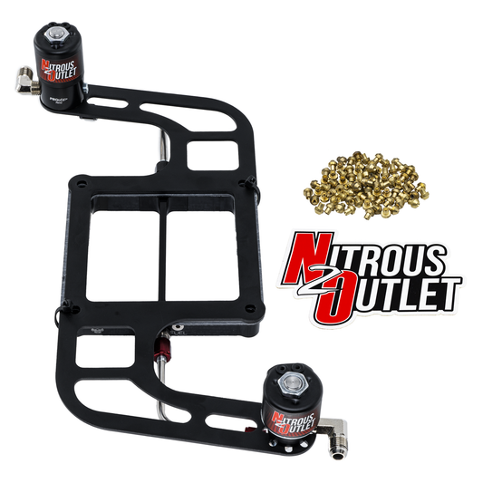 Weekend Warrior 4500 Plate Solenoids Forward Conversion - Hard-Line -Boomerang Solenoid Bracket -Gas/E85 (5-55psi)(100-350 HP)