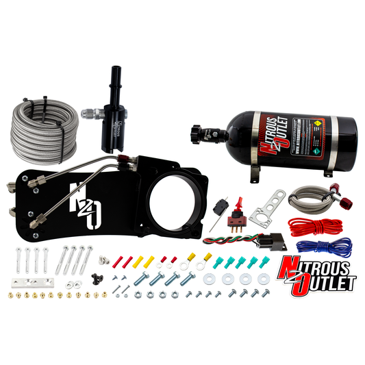 Mopar 90mm 2009-2019 Challenger / Charger/300C / 2005-2008 Magnum 5.7L Hemi Intake Hard-line Plate System (10lb Bottle)