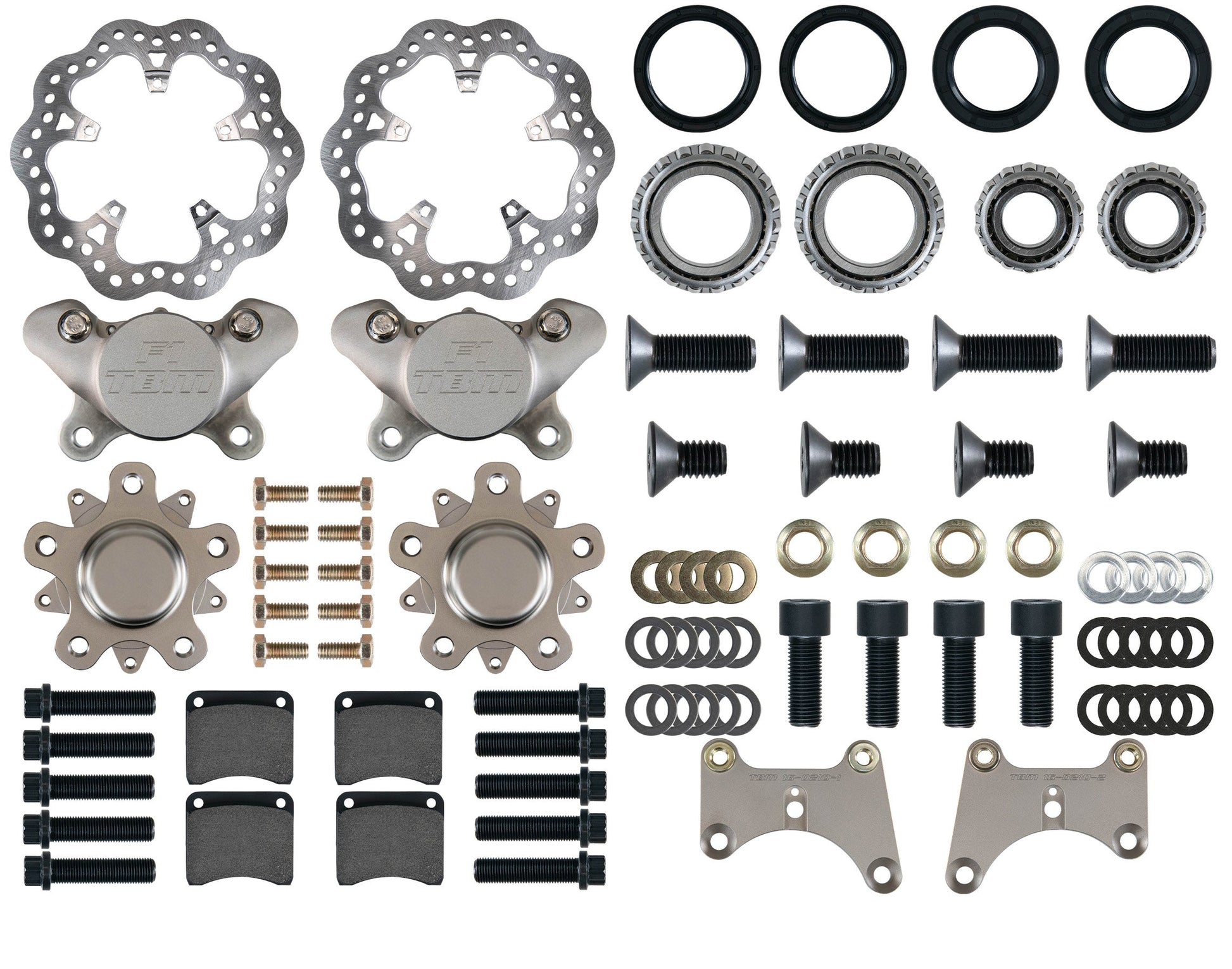 Strange GT Strut & TRZ / Racecraft Strange Mount Spindles (5 on 4.75 Hub Mount) 001-0210-TBM Brakes-Motion Raceworks