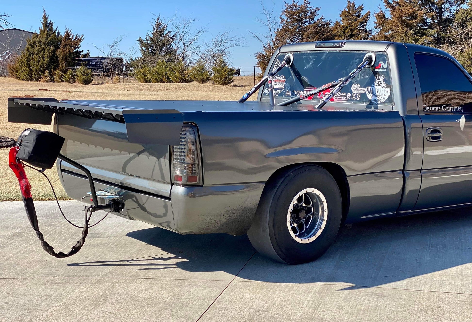 Motion Raceworks 1999-07 Chevy Silverado Strutless Drag Wing 31-160-Motion Raceworks-Motion Raceworks
