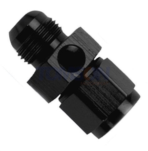 Fragola -10 AN Male To -10 AN Female Gauge Adapter w/ 1/8 NPT Port 495008-BL-Fragola-Motion Raceworks