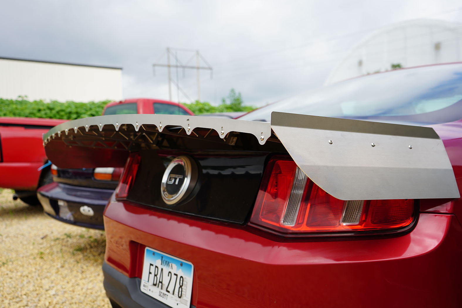 2010-14 S197 Mustang Aluminum Strutless 15" Drag Wing w/ Adjustable Wicker 31-190-Motion Raceworks-Motion Raceworks
