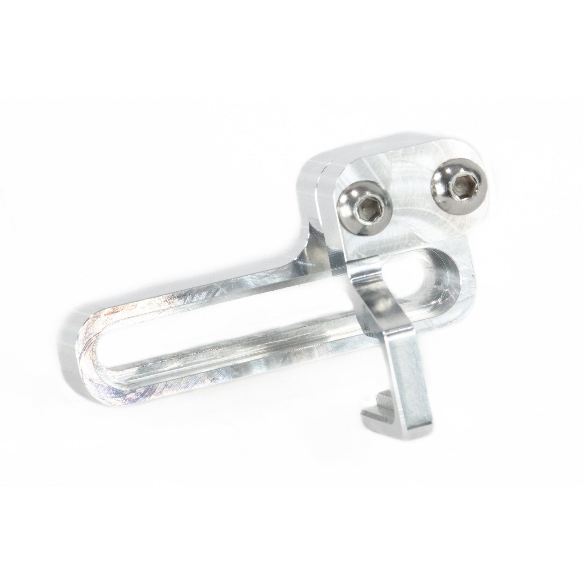 Discontinued Billet Throttle Cable Bracket for Holley EFI Intake Elbow or Edelbrock Pro-Flo XT (GM Cable) (18-11007)-Motion Raceworks-Motion Raceworks