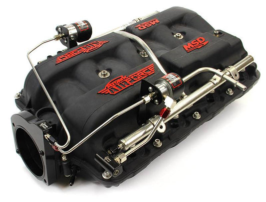 MSD Atomic AirForce LS1 Intake Hard-Lined Plate System for Aftermarket Fuel Rails (No Bottle)