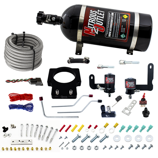 GM 97-04 Corvette 90mm FAST Intake Plate System (10lb Bottle)