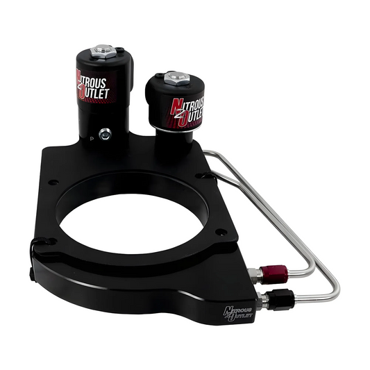 Holley Hi-Ram 102mm Throttle Body Hard-line Plate Plate System - Drivers Side/Excludes Fuel Supply (No Bottle)
