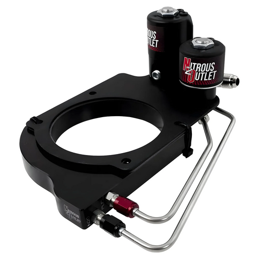 Holley Hi-Ram 102mm Throttle Body Hard-line Plate Plate System - Drivers Side/Excludes Fuel Supply (12lb Bottle)