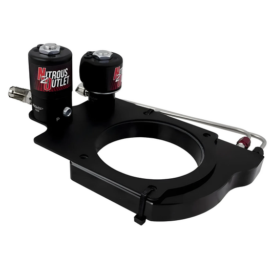 Holley Hi-Ram 102mm Throttle Body Hard-line Plate Plate System - Drivers Side/Excludes Fuel Supply (15lb Bottle)