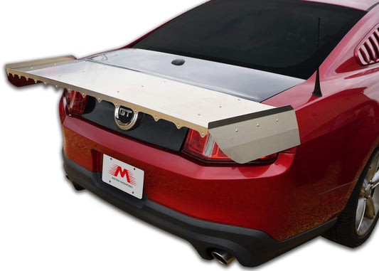2010-14 S197 Mustang Aluminum Strutless 15" Drag Wing w/ Adjustable Wicker 31-190-Motion Raceworks-Motion Raceworks