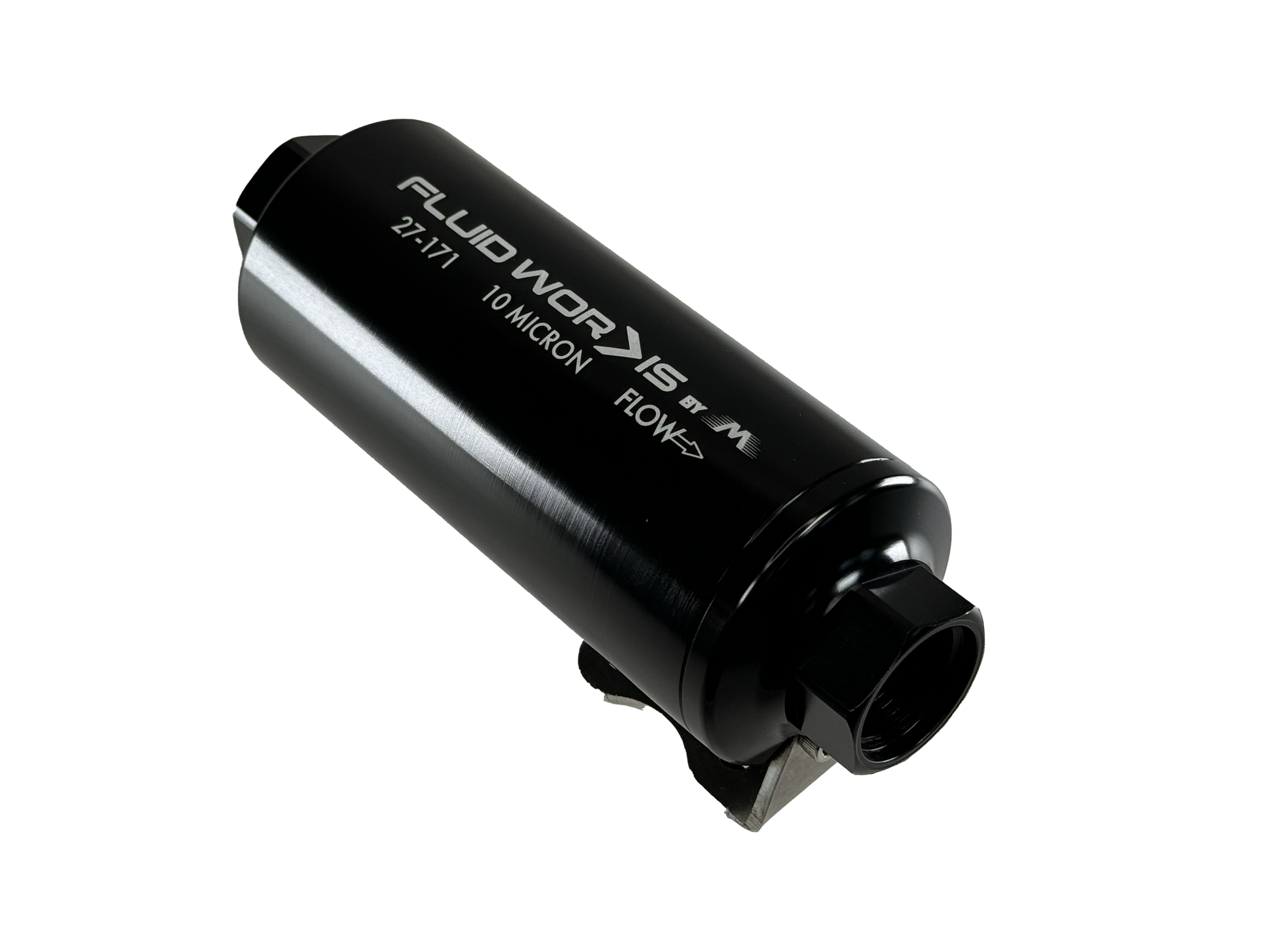 Motion Raceworks Single 12ORB Outlet Post Fuel Filter w/ Mount (10 Micron) 27-171-Motion Raceworks-Motion Raceworks