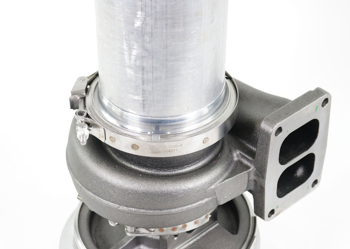 S400 Downpipe Aluminum Flange and V-Band 5" 21-11008-Motion Raceworks-Motion Raceworks