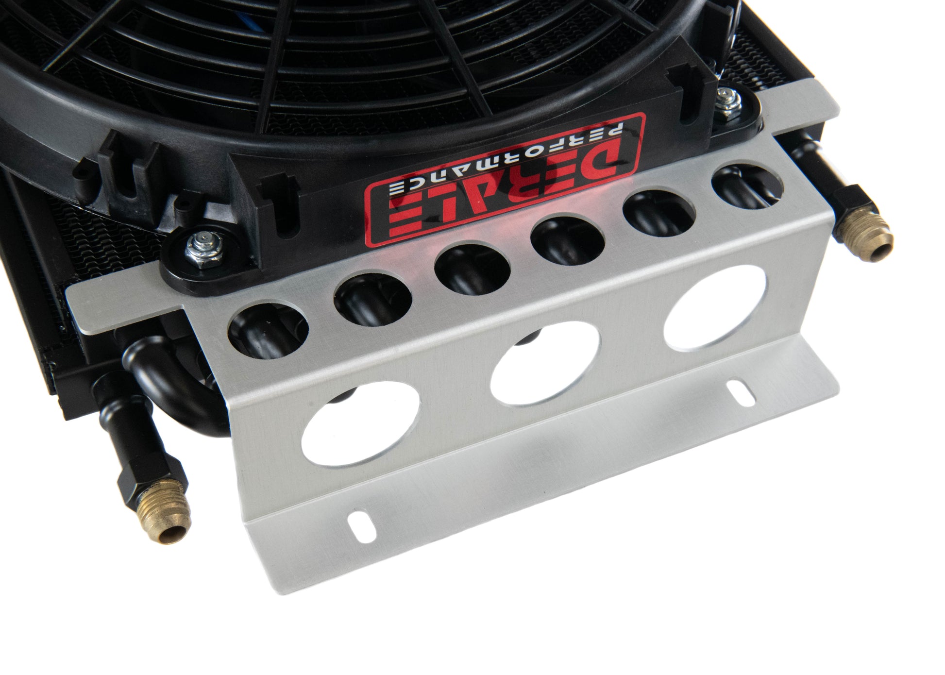Stock Powerglide DERALE Trans Cooler Kit w/ Fan & Fragola Lines/Fittings-Kit-Motion Raceworks