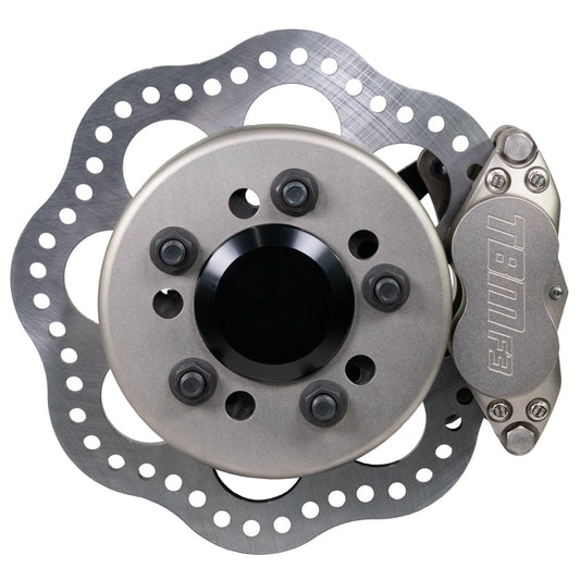 16-22 Ford Mustang S550 Rear Drag Racing Brake Kit (Reusing Factory Hubs) - 001-0297-1-TBM Brakes-Motion Raceworks