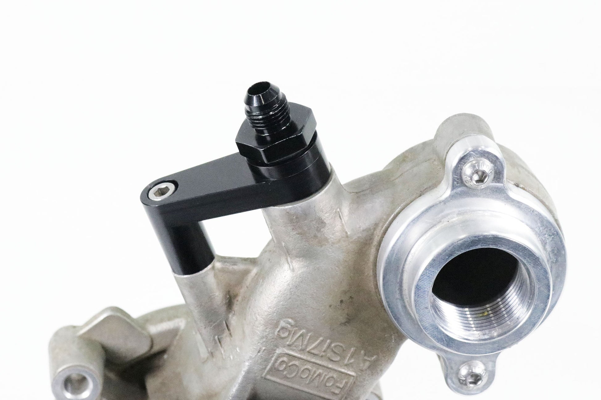 GEN 1 and 2 Coyote Water Pump Bypass Adapter -8ORB Female 12-10016-Motion Raceworks-Motion Raceworks