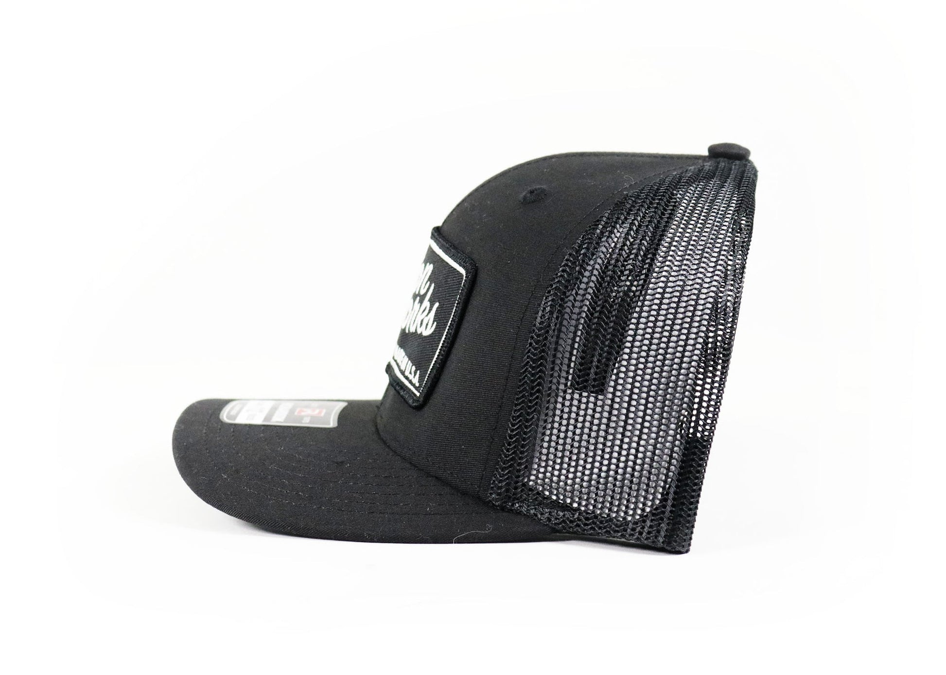 Motion Heritage Hat Black/Black Flex Fit 95-122-Motion Raceworks-Motion Raceworks