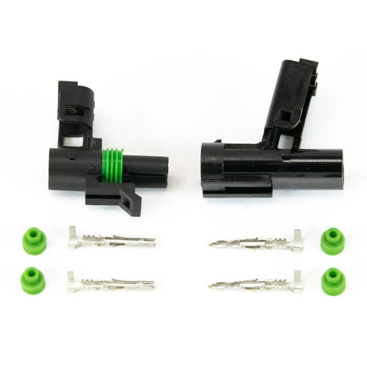 2-Pin Weatherpack Connector Set (Male & Female) 151007-Motion Raceworks-Motion Raceworks