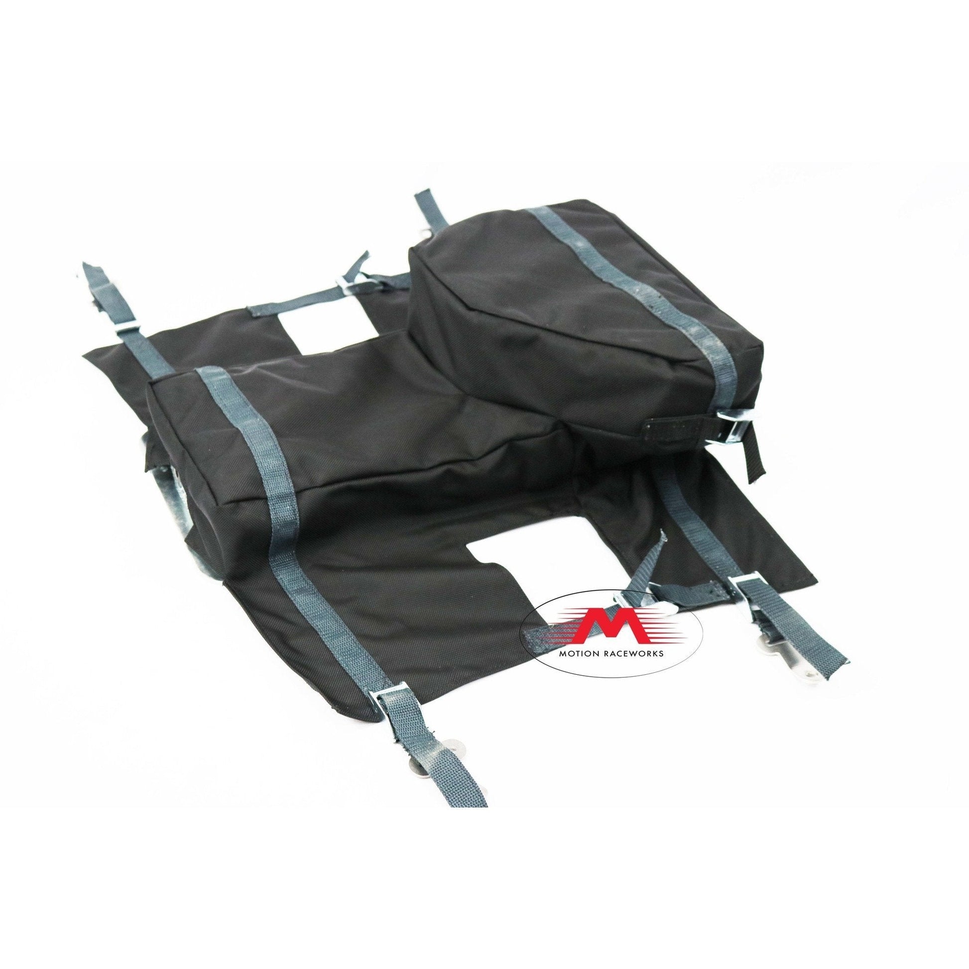 Motion Raceworks 5.0 Coyote Engine Diaper, NHRA & IHRA Approved (Moroso 20571/20577 Pan, For Motor Mounts, w/Cutouts)-Motion Raceworks-Motion Raceworks